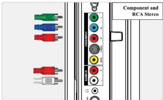 Component and RCA Stereo OUTPUT V Y R1 R2 S1000 MOS OUTPUT A L C AM