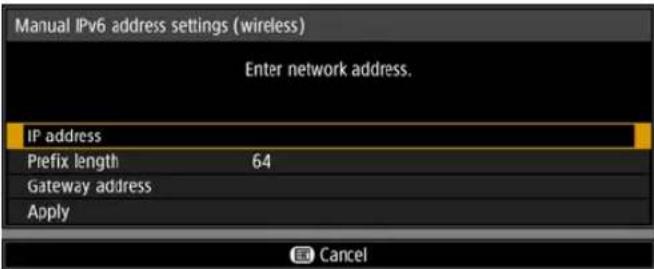 CANON REALiS 4K600Z - Detailed settings (wireless) (4K600STZ/4K600Z) - 7
