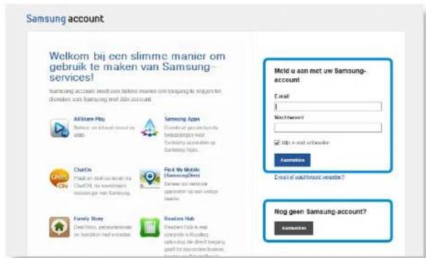 SAMSUNG NP700Z3CH - Aanmelden bij de AllShare Play-website - 2
