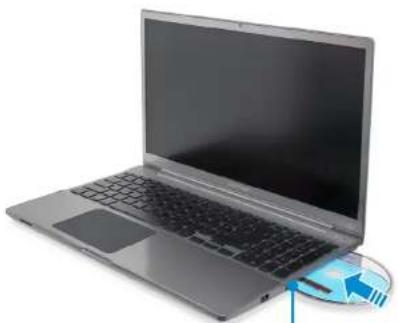 SAMSUNG NP700Z3CH - Een disc inleggen en uitnemen - 1