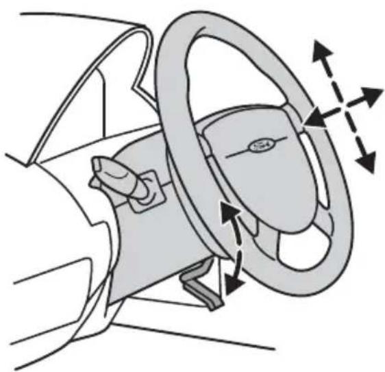 FORD Tourneo Connect (2008) - STUURWIEL AFSTELLEN - 1