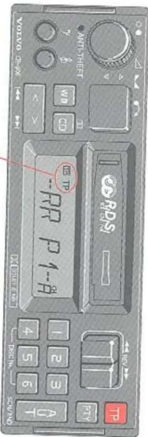 RDS ANTI-THEFT WD CD VOLVO CR-26 IB TP --RR P 1--A REV TP PTY 1 2 3 4 5 6 DISC No. SCN/RND