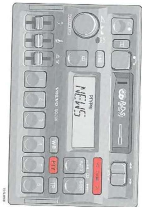 VOLVO V40 (1996) - AF-zoefunctie (automatisch herafstemen) - 2