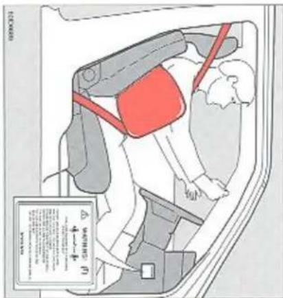 VOLVO V40 (1996) - SRS (Airbag), SIPS bag - 1