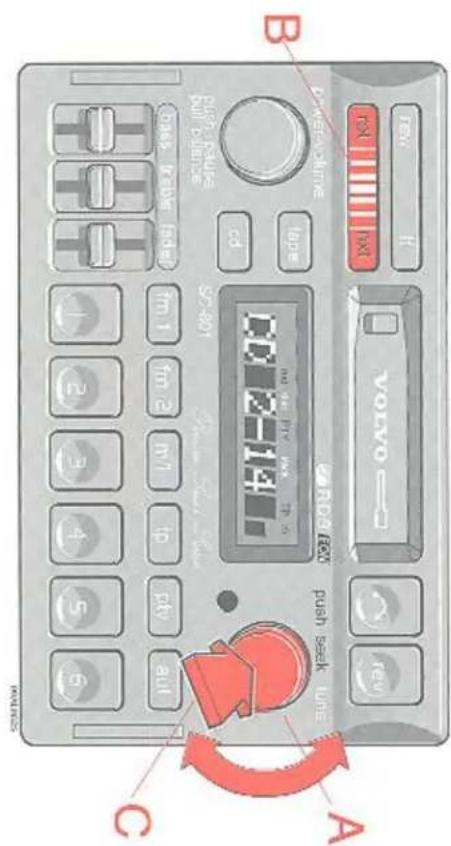 VOLVO V40 (1996) - RDS-functile - 9