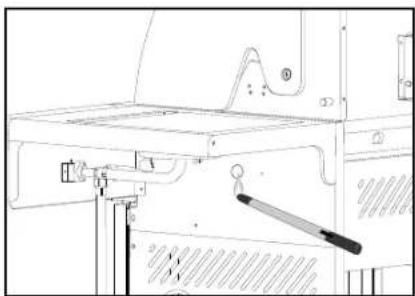 CUISINART BQ600BE - A2. Het aansteken van de hoofdbranders met behulp van lucifers - 1