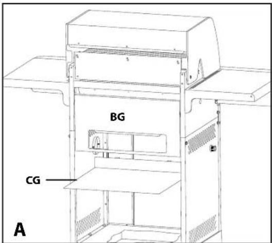 CUISINART BQ600BE - BIJ DEZE STAP ZIJN MINIMAAL 3 PERSONEN NODIG. PROBEER DE BARBECUE NIET IN UW EENTJE IN ELKAAR TE ZETTEN. DE ONDERDELEN ZIJN ZEER ZWAAR! - 28
