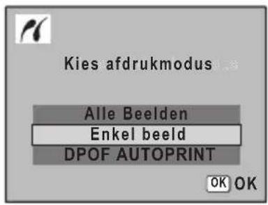 PENTAX Optio L30 - Afzonderlijke opnamen afdrukken - 1