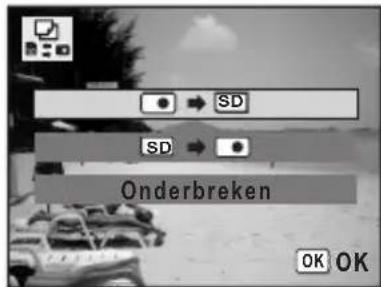 PENTAX Optio L30 - Bestanden kopieren van het interne geheugen naar de SD-geheugenkaart - 1