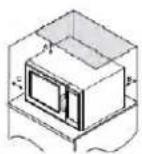 Menumaster RMS510TS - Plaatsing van de oven - 1