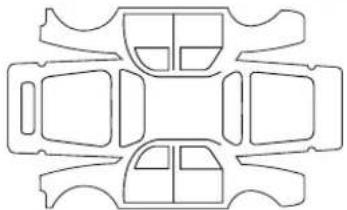 RENAULT Laguna (2010) - PLAATWERKCONTROLE (vervolg) - 3