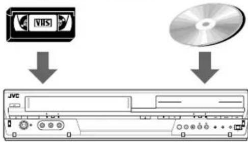 JVC DR-MV1 - Een ander programma bekijken terwijl u met het apparaat opneemt - 2