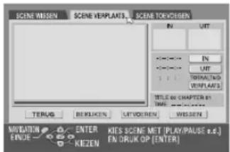 JVC DR-MV1 - Scènes verplaatsen - 1