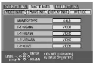 JVC DR-MV1 - Het scherm instellen (alleen DVD-speler) - 2
