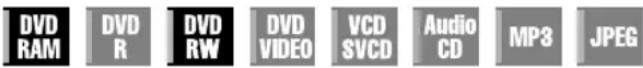 JVC DR-MV1 - Een schijf formatteren (alleen DVD-speler) - 1