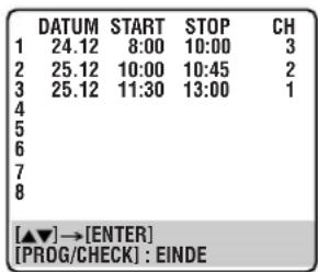 JVC DR-MV1 - Handmatig timer programmeren - 2