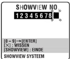 JVC DR-MV1 - SHOWVIEW™ timer programmeren - 2