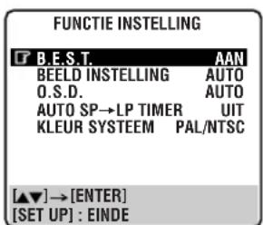 JVC DR-MV1 - De functie instellen (VCR-speler) - 2