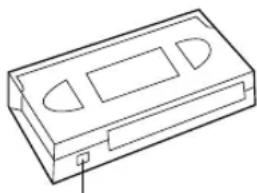 JVC DR-MV1 - Beveiliging tegen ongewenst wissen - 1