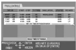 JVC DR-MV1 - Voorbeeld: Programma 3 (hebt u net ingevoerd) en Programma 4 overlappen elkaar. - 1