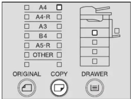 A4 A4-R A3 B4 A5-R OTHER ORIGINAL COPY DRAWER