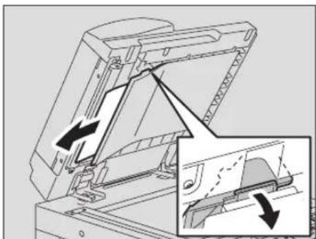 TOSHIBA e-studio 242 - Papierstoringen in het automatisch documentinvoersysteem met omkeerinrichting (optie) (onder) / automatisch documentinvoersysteem (optie) (onder) - 2