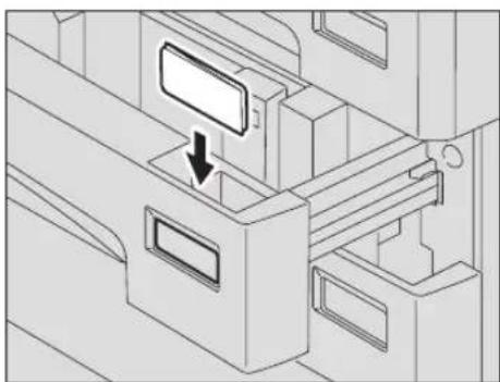 TOSHIBA e-studio 242 - Verander de indicator papierformaat zodat deze overeenkomt met het papierformaat in de lade. - 1
