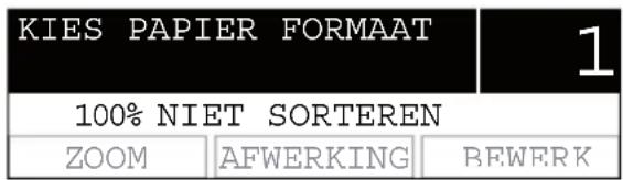 KIES PAPIER FORMAAT 100% NIET SORTEREN ZOOM | AFWERKING | BEWERK