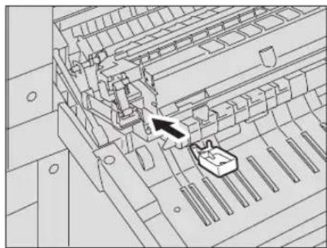 TOSHIBA e-studio 242 - Plaats de overdrachtcorona-reiniger in het opbergvak en sluit vervolgens de transporteenheid. - 1