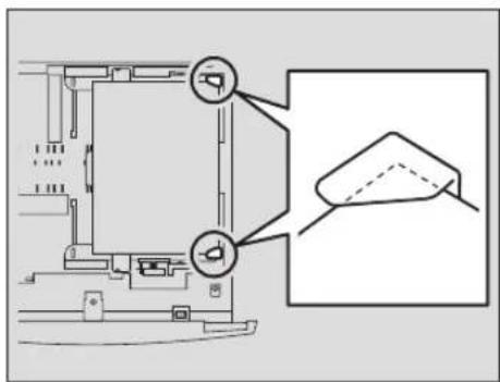 TOSHIBA e-studio 242 - Zorg ervoor dat de stapel papier helemaal past onder de vergrendelingen van de papiergeleiders. - 1