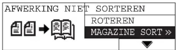 AFWERKING NIET SORTEREN ROTEREN MAGAZINE SORT »