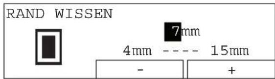 TOSHIBA e-studio 242 - Specificeer de breedte van de marge en druk vervolgens op de toets [ENTER]. - 1