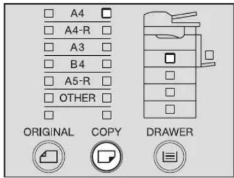 A4 A4-R A3 B4 A5-R OTHER ORIGINAL COPY DRAWER