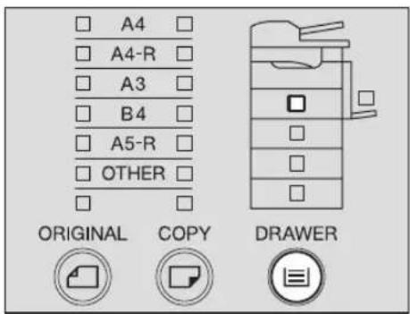 A4 A4-R A3 B4 A5-R OTHER ORIGINAL COPY DRAWER
