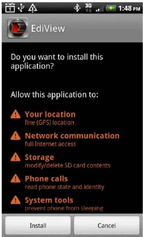 Edimax IC-7100P - Android App installation - 4