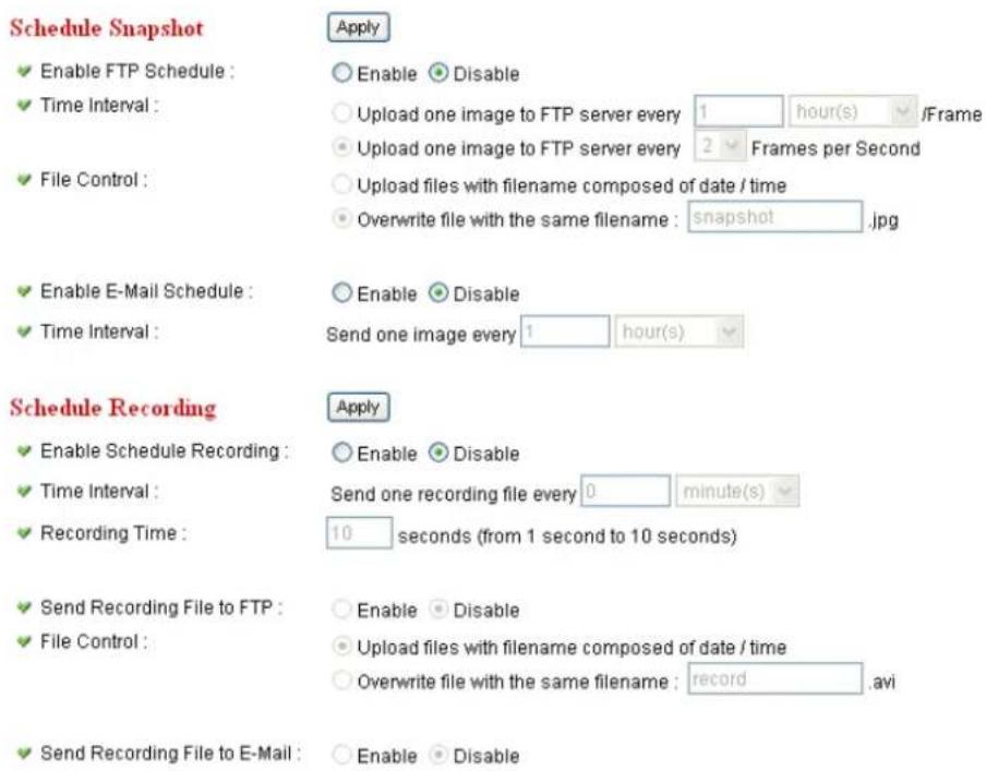 Edimax IC-7100P - Schedule - 1