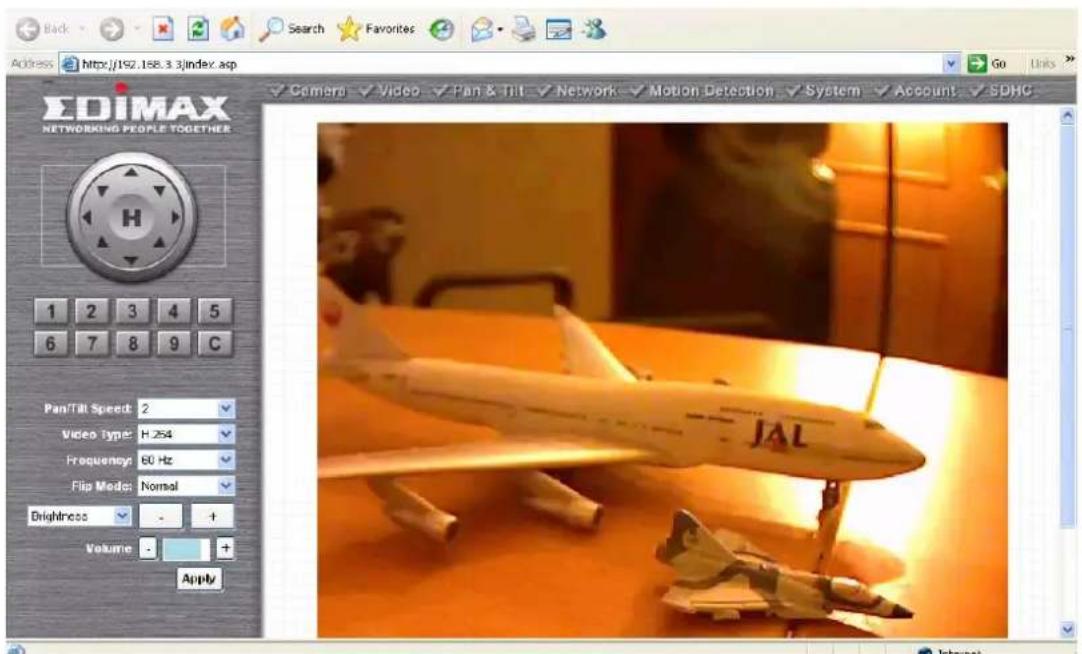 Edimax IC-7100P - Logging in the Management Interface - 8