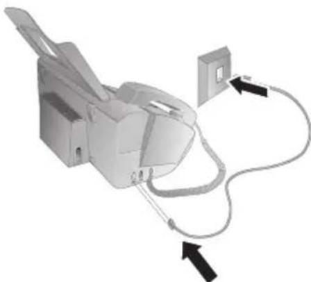 SAGEM PPF 631 Magic 5 ECO Primo - Telefoonkabel aansluiten - 2