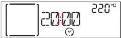 [ ] 20:00 220°C ②