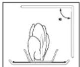 SAMSUNG C131F - Het verwarmingselement in de juiste stand zetten - 2