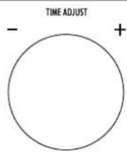 TIME ADJUST - +