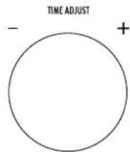 TIME ADJUST - +