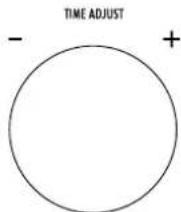 TIME ADJUST - +