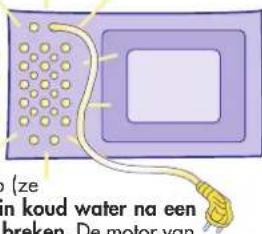 (ze n koud water na een breken. De motor van