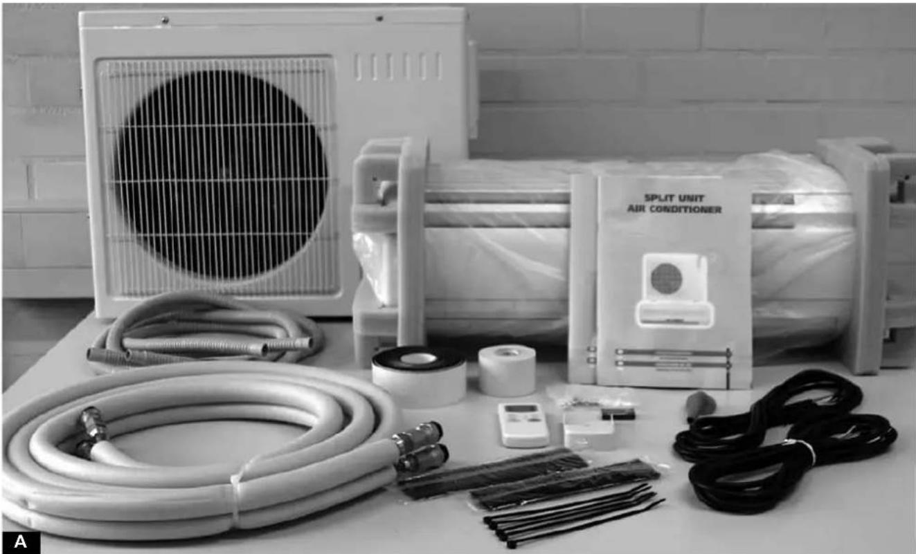 ZIBRO SC 125 - Plaatsingsinstructie Wall mounted split type air conditioner - 1