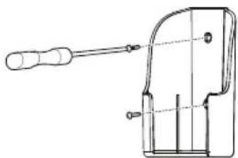 LG Artcool C18AWR - De afstandsbedieninghouder bevestigen. - 1