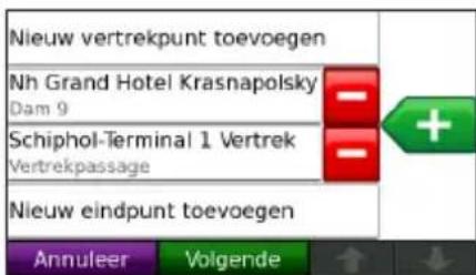 GARMIN nüvi 860TFM - Een opgeslagen route maken - 1