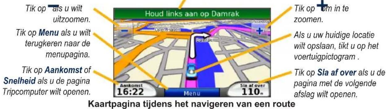 GARMIN nüvi 860TFM - Kaartpagina - 1