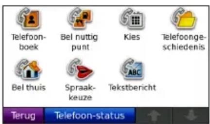 GARMIN nüvi 860TFM - Handsfree telefoonmenu - 1