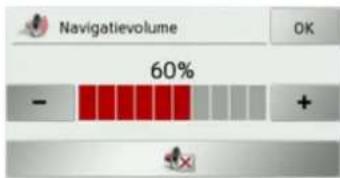 Navigatievolume 60% - +